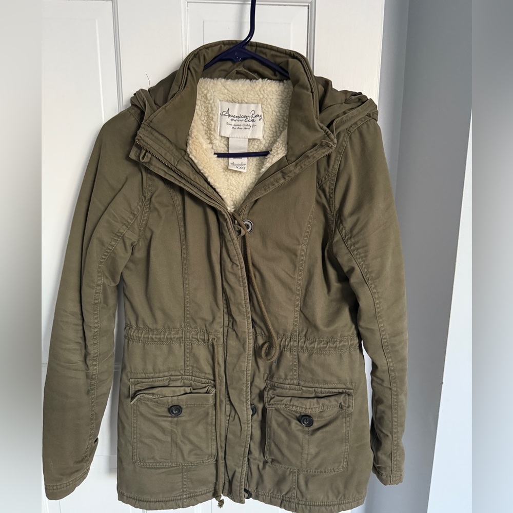 American eagle green winter coat